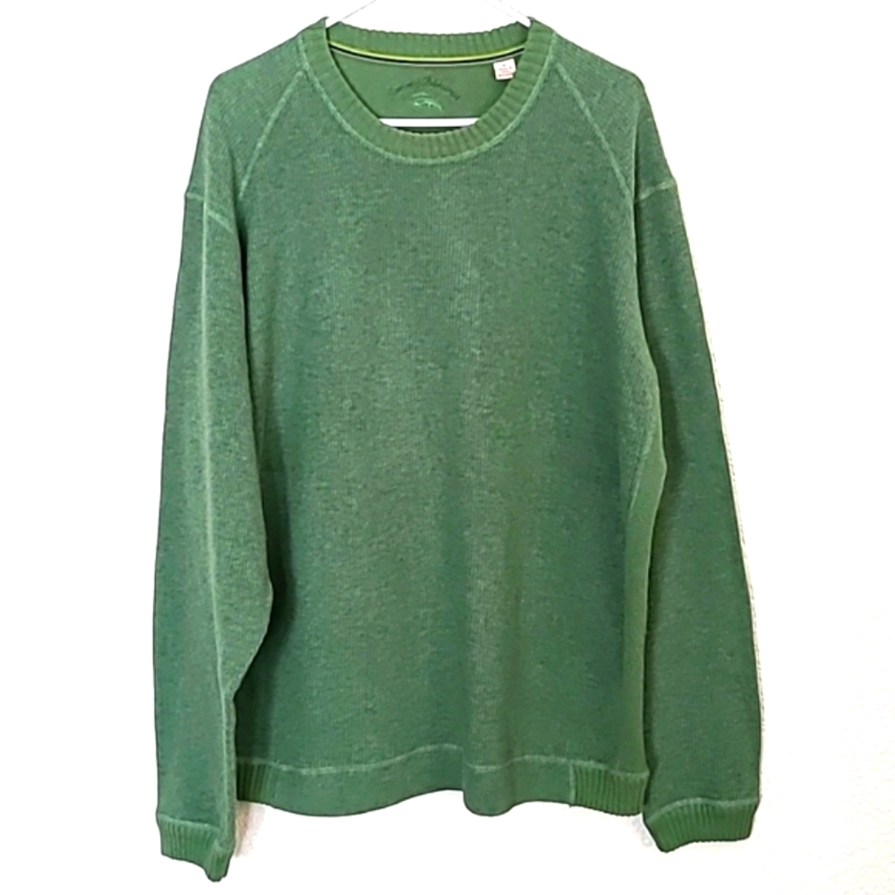 Tommy Bahama men's rib knit cotton sweater, size XL